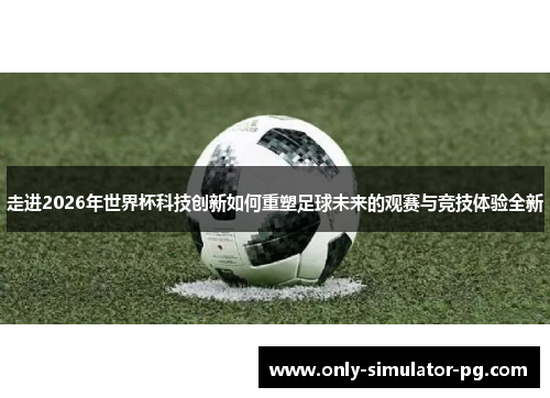 走进2026年世界杯科技创新如何重塑足球未来的观赛与竞技体验全新